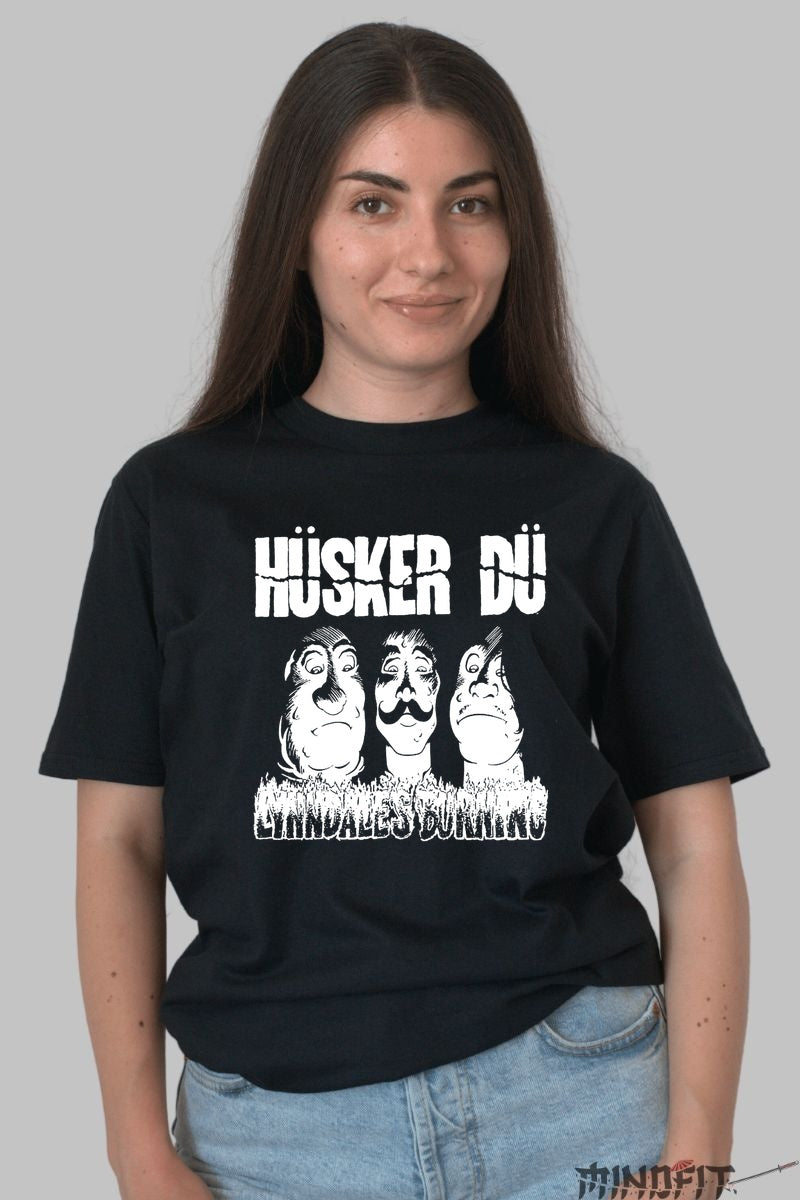 Tricou Husker Du - Lyndale-s Burning Art dama negru