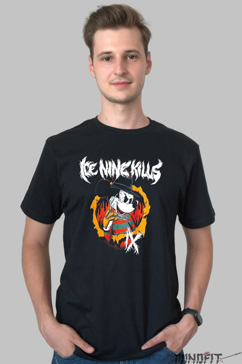 Tricou Ice Nine Kills - Horror Crossover Edition barbat negru
