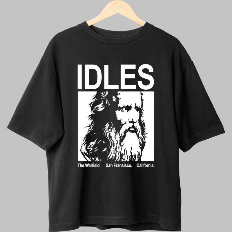 Tricou IDLES - The Warfield California Tour fata