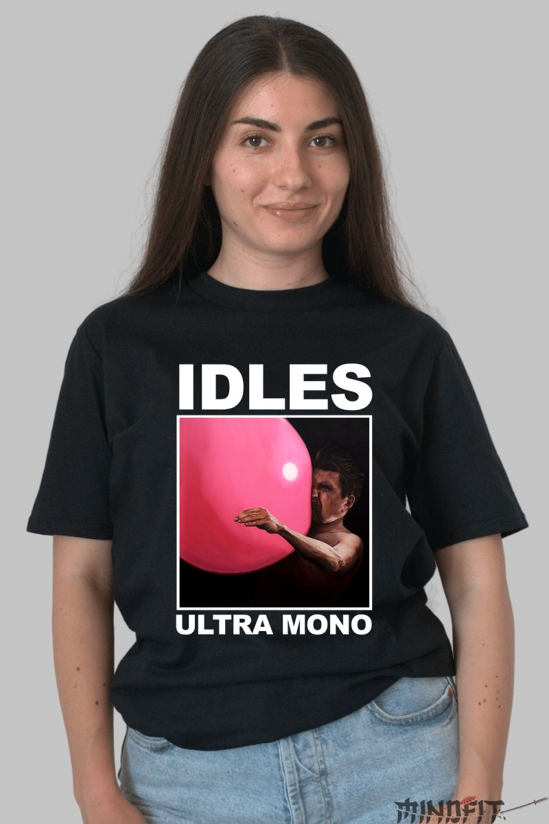 Tricou IDLES - Ultra Mono Artwork dama negru