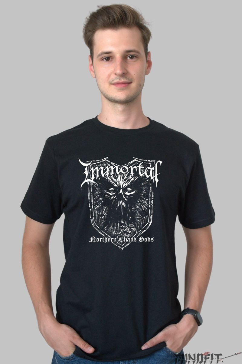 Tricou Immortal - Northern Chaos Gods barbat negru