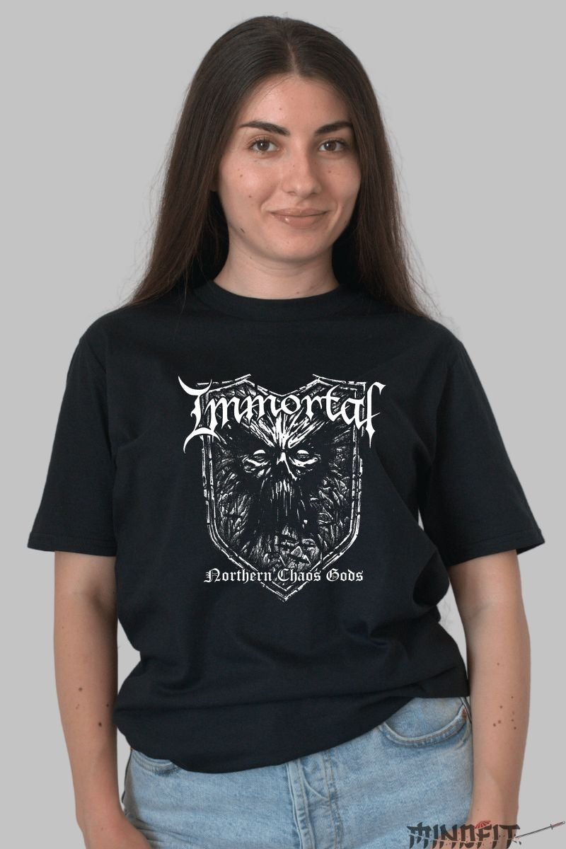 Tricou Immortal - Northern Chaos Gods dama negru