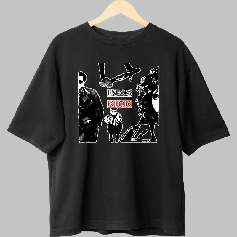 Tricou INXS Kick - Energie urbana si stil alternativ fata