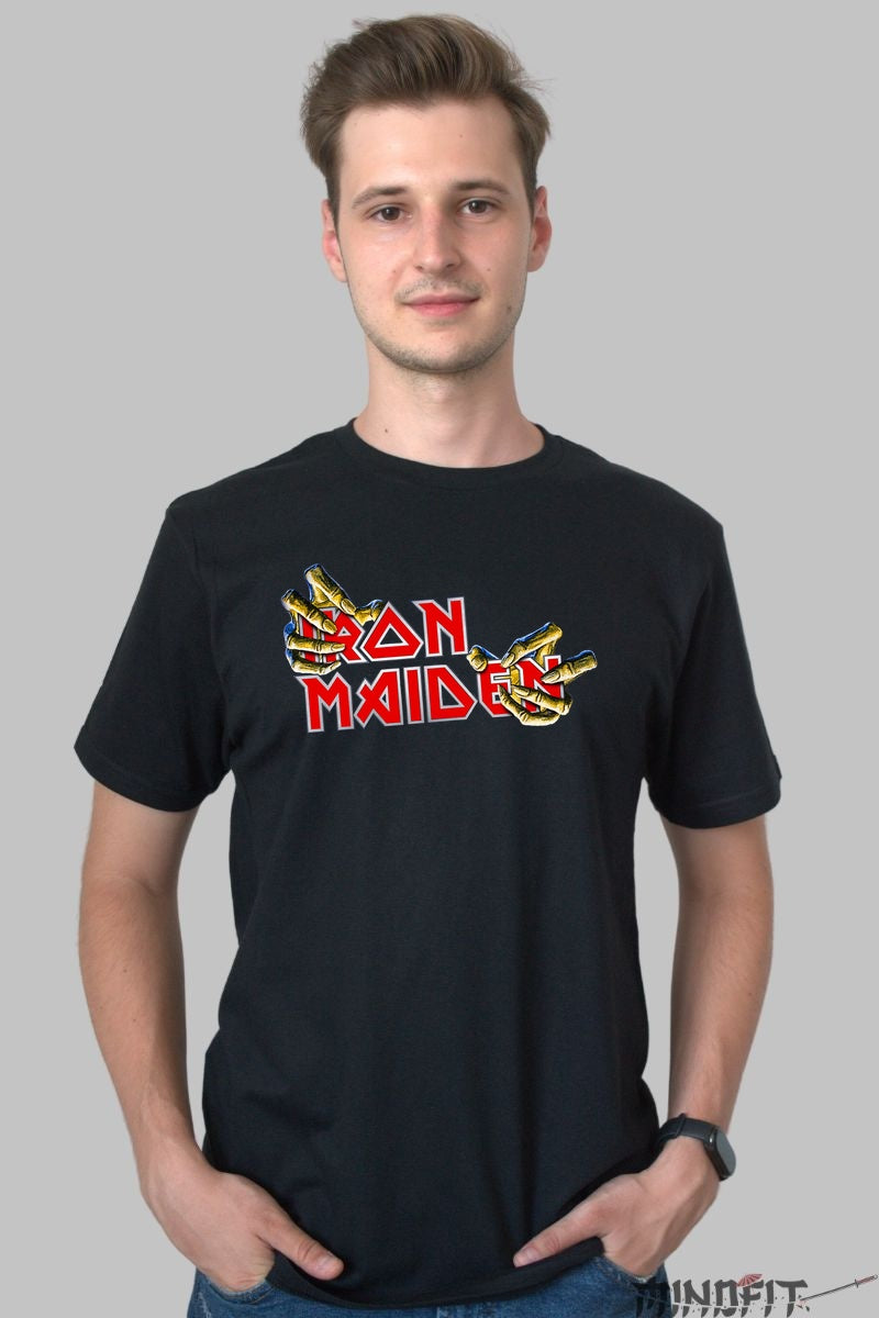 Tricou Iron Maiden - Claws of Metal Power barbat negru