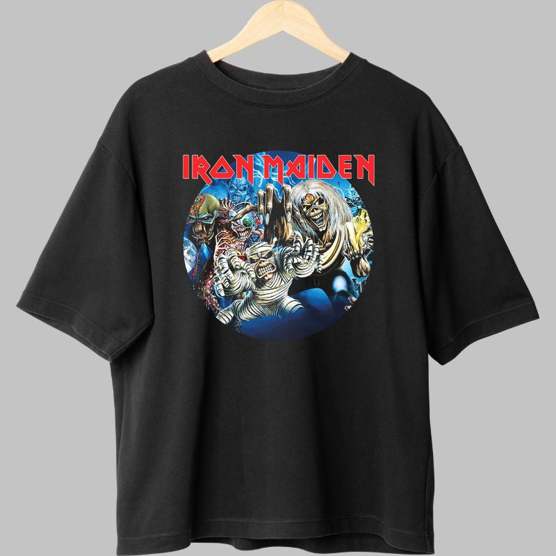 Tricou Iron Maiden - Eddie Legends Circle fata