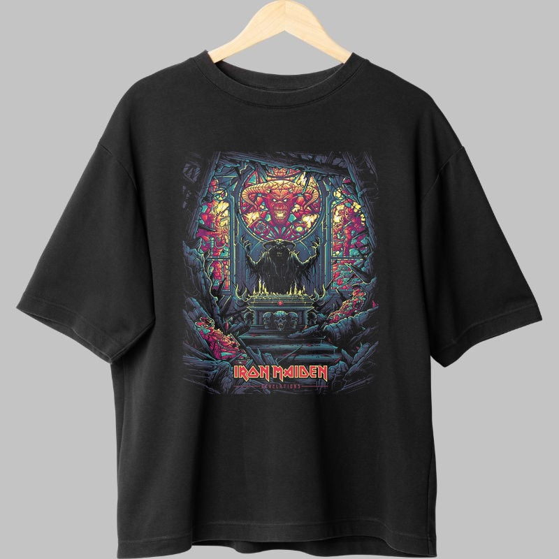 Tricou Iron Maiden - Sanctuarul Intunecat fata
