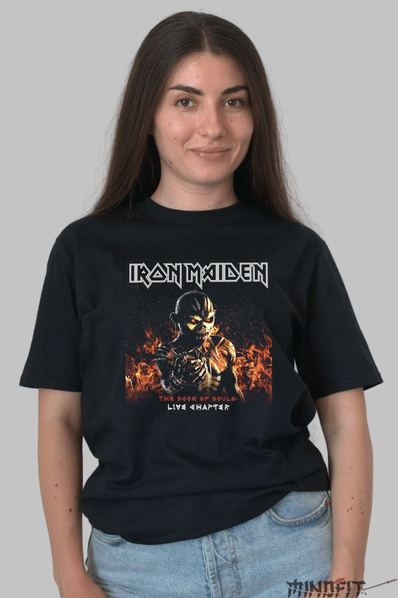 Tricou Iron Maiden - The Book of Souls Live Chapter dama negru