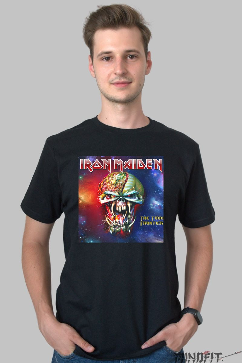Tricou Iron Maiden - The Final Frontier Tour barbat negru