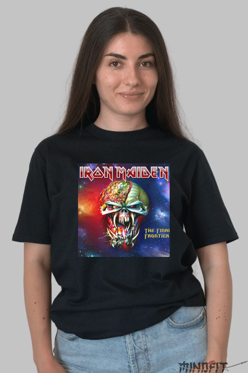 Tricou Iron Maiden - The Final Frontier Tour dama negru