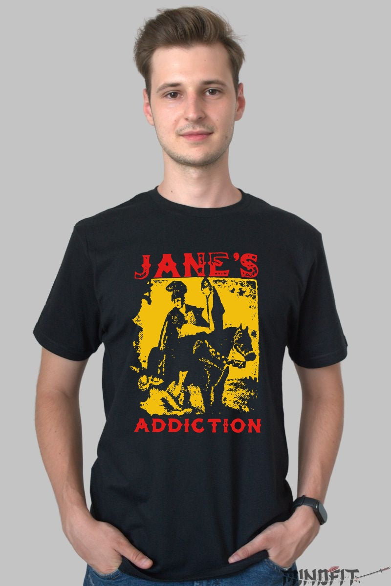 Tricou Jane-s Addiction - Classic Rebel Art barbat negru