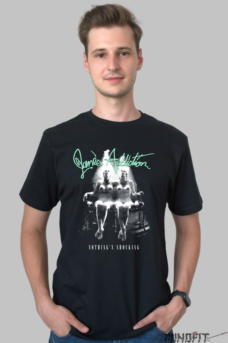 Tricou Jane's Addiction - Nothing's Shocking Art barbat negru