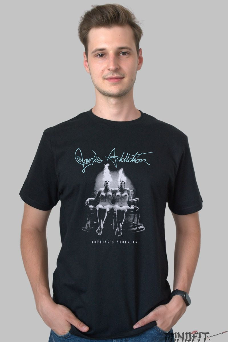 Tricou Jane-s Addiction - Nothing-s Shocking Artwork barbat negru