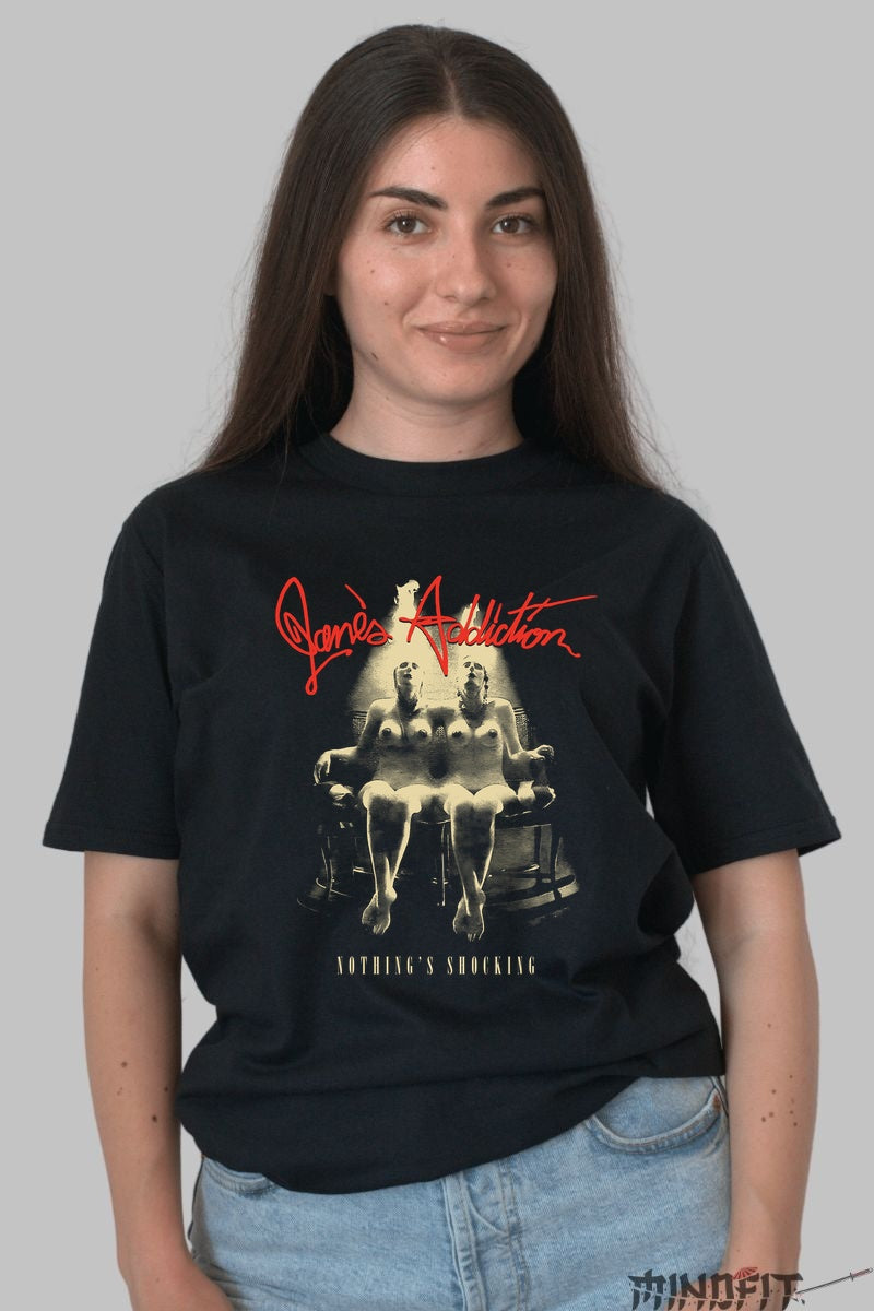 Tricou Jane-s Addiction - Nothing-s Shocking Cover Art dama negru