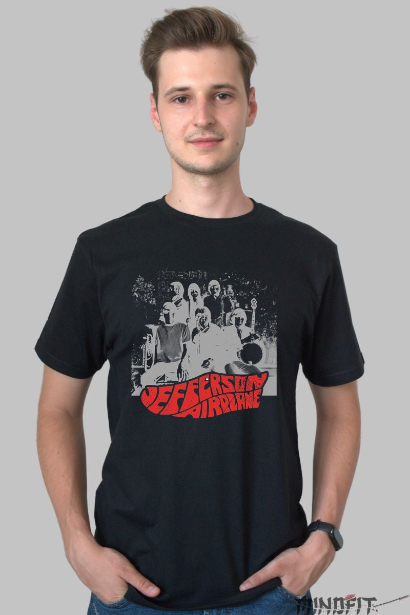 Tricou Jefferson Airplane - Psychedelic Legends barbat negru