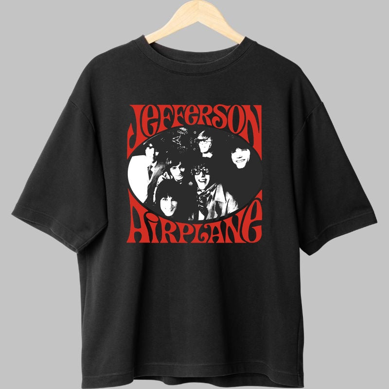 Tricou Jefferson Airplane - Psychedelic Portrait Vibes fata