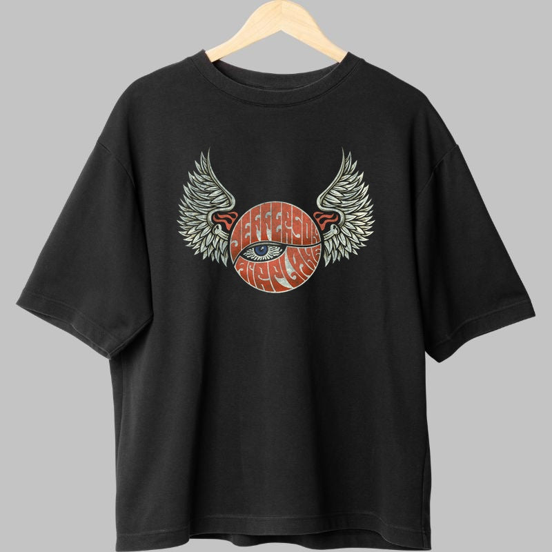 Tricou Jefferson Airplane - Psychedelic Wings fata