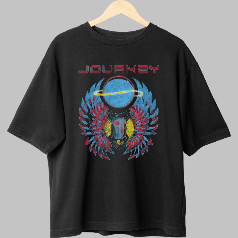 Tricou Journey - Scarabeul Cosmic Retro fata