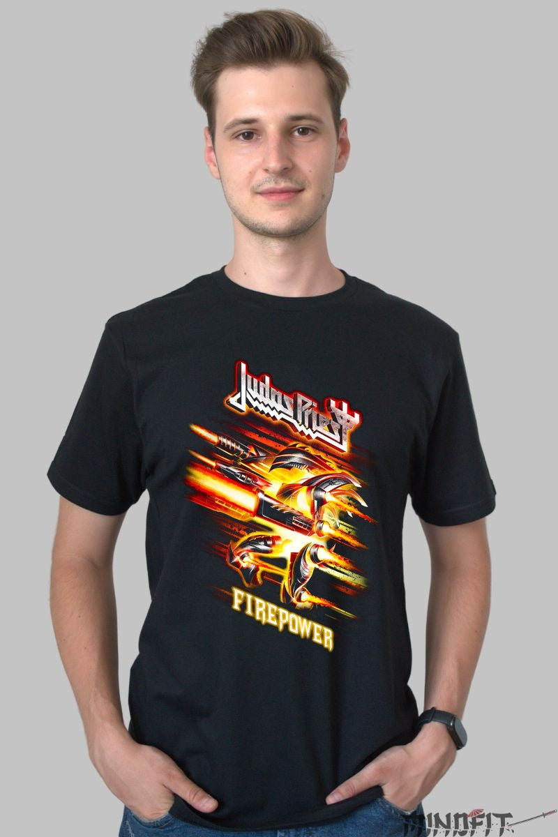 Tricou Judas Priest - Firepower Infernal barbat negru