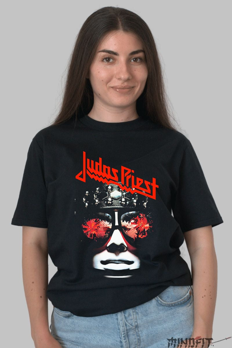 Tricou Judas Priest - King of Metal Art dama negru