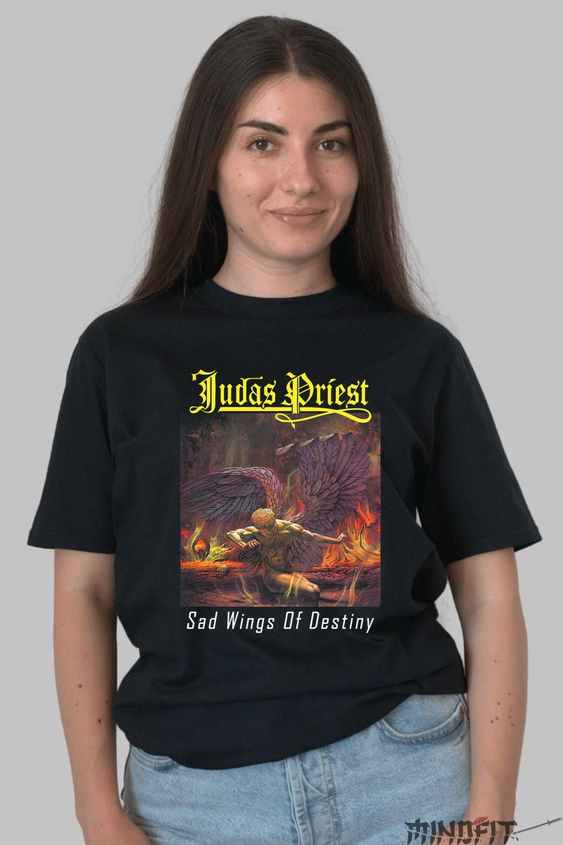 Tricou Judas Priest - Sad Wings of Destiny dama negru