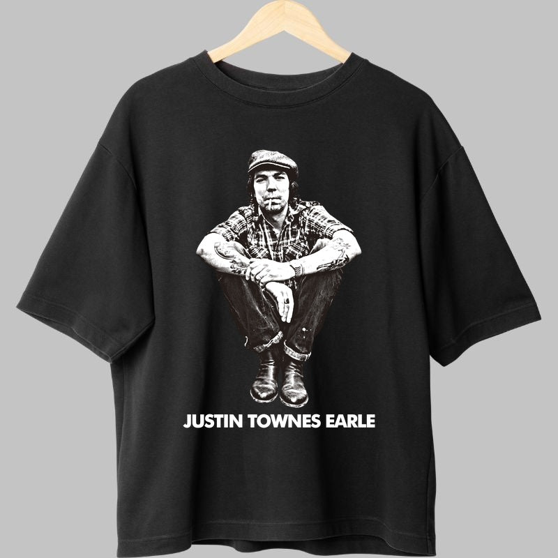 Tricou Justin Townes Earle - Spiritul rebel al muzicii americane fata