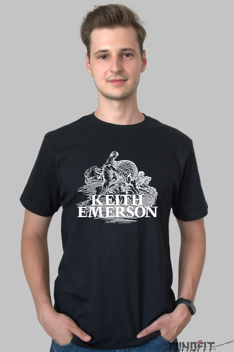 Tricou Keith Emerson - Legend of Synth Rock barbat negru