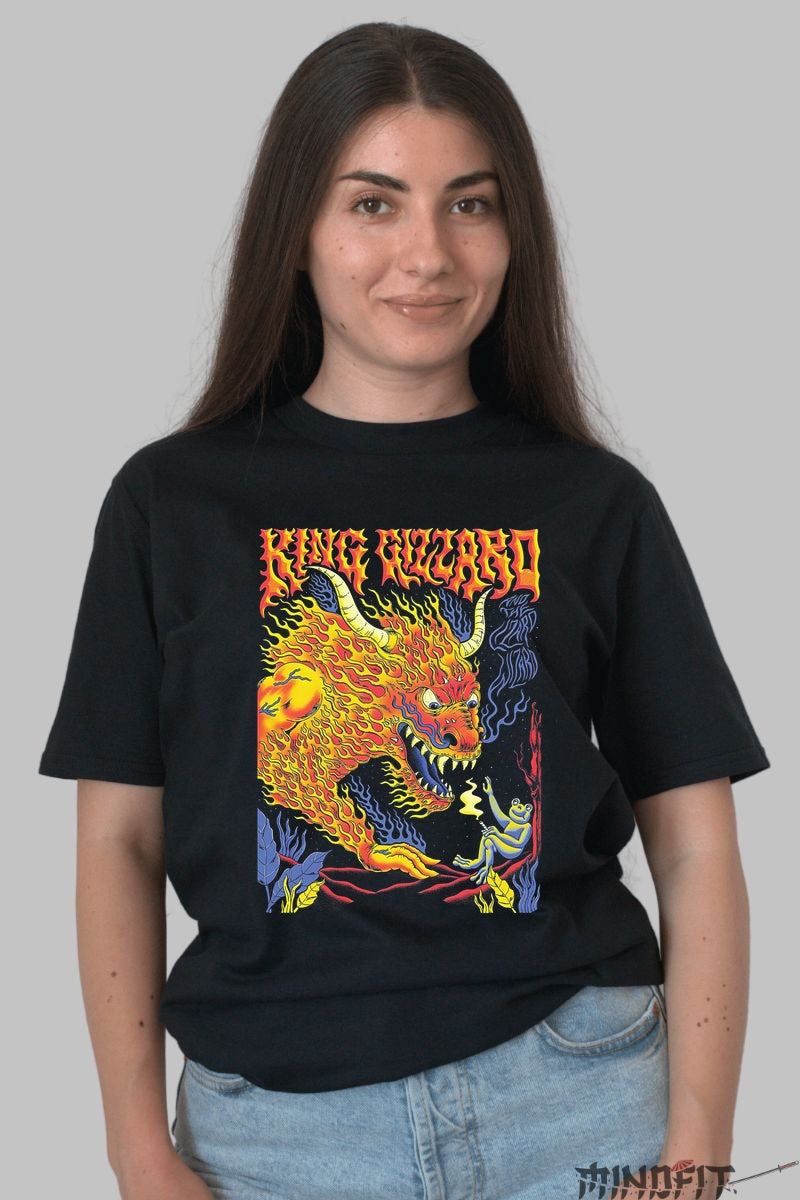 Tricou King Gizzard - Beastly Psychedelic Fire dama negru