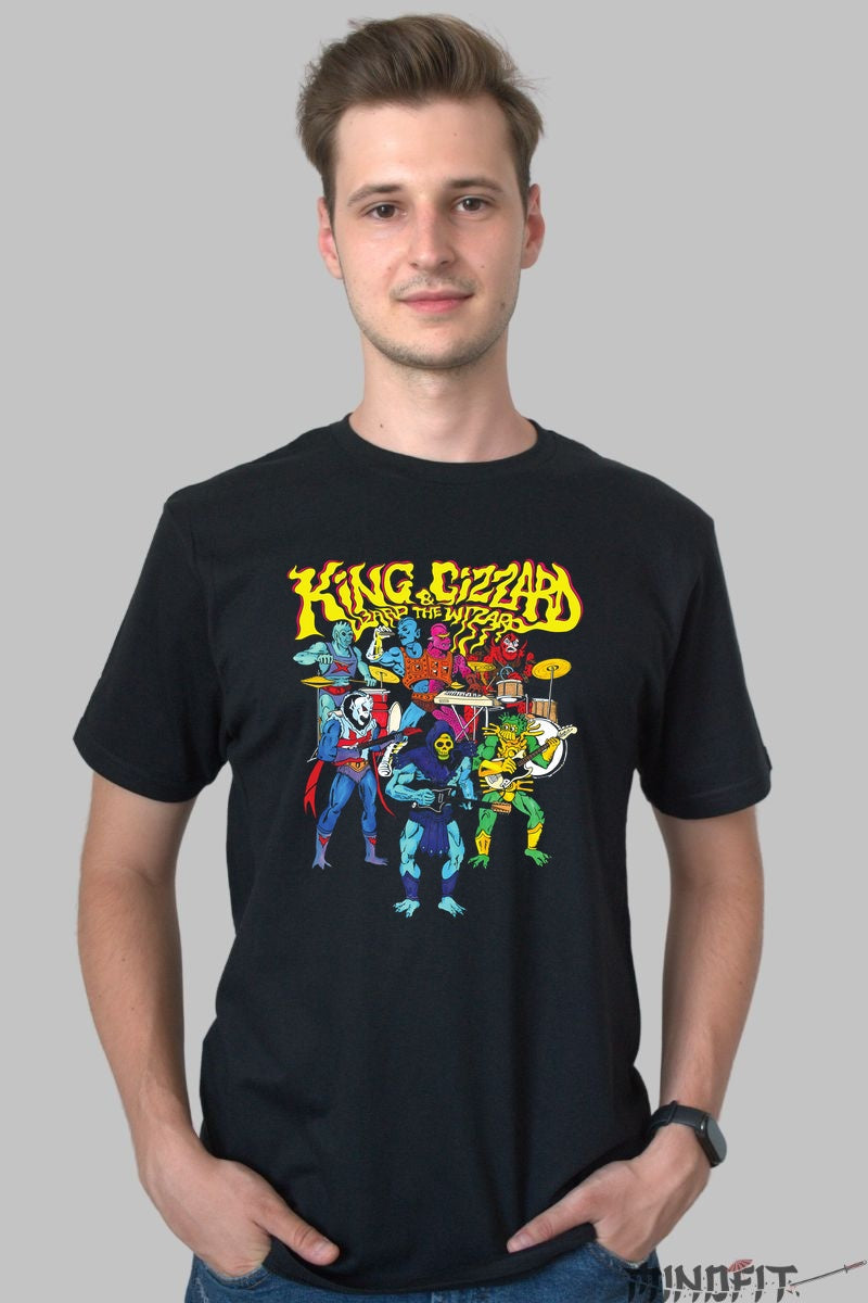 Tricou King Gizzard - Galactic Rock Show barbat negru