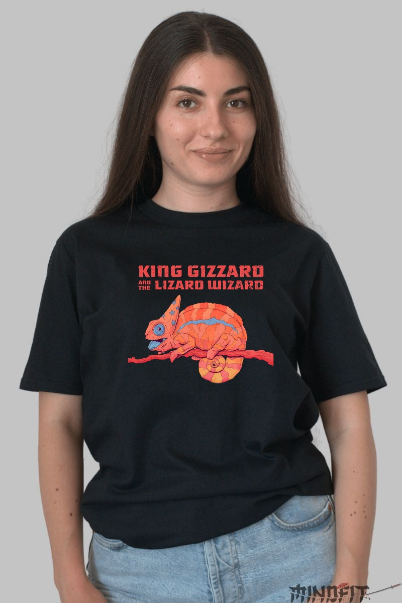Tricou King Gizzard - Lizard Trip Psych Design dama negru