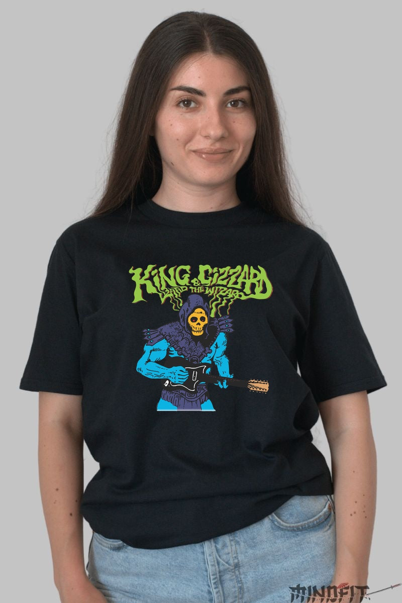 Tricou King Gizzard - Psychedelic Skull Shred dama negru