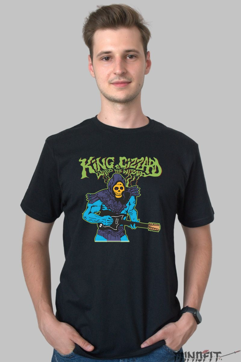 Tricou King Gizzard - Vraja Psihedelic Rock barbat negru