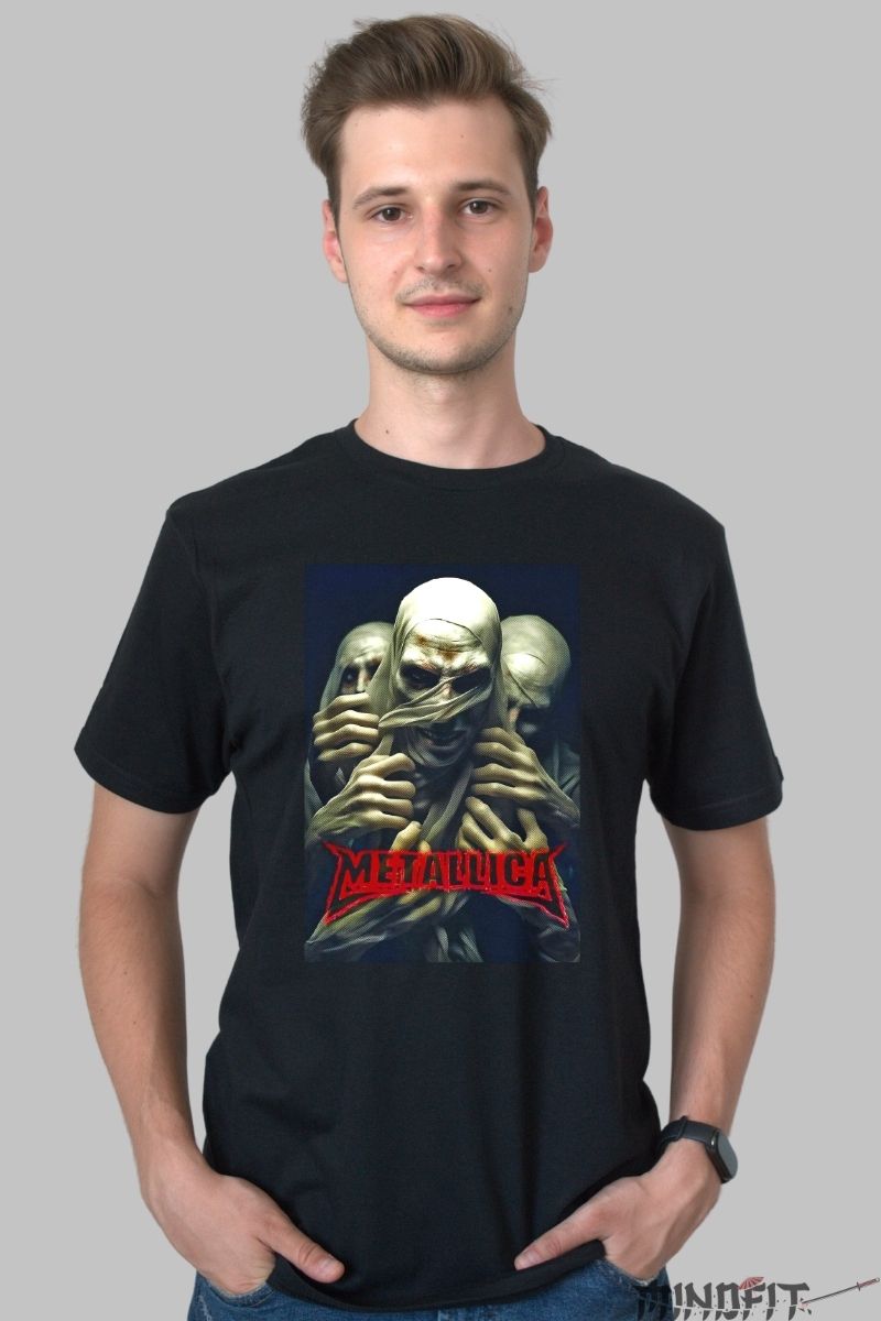 Tricou Metal Aborted - Anatomia Groazei Supreme barbat negru
