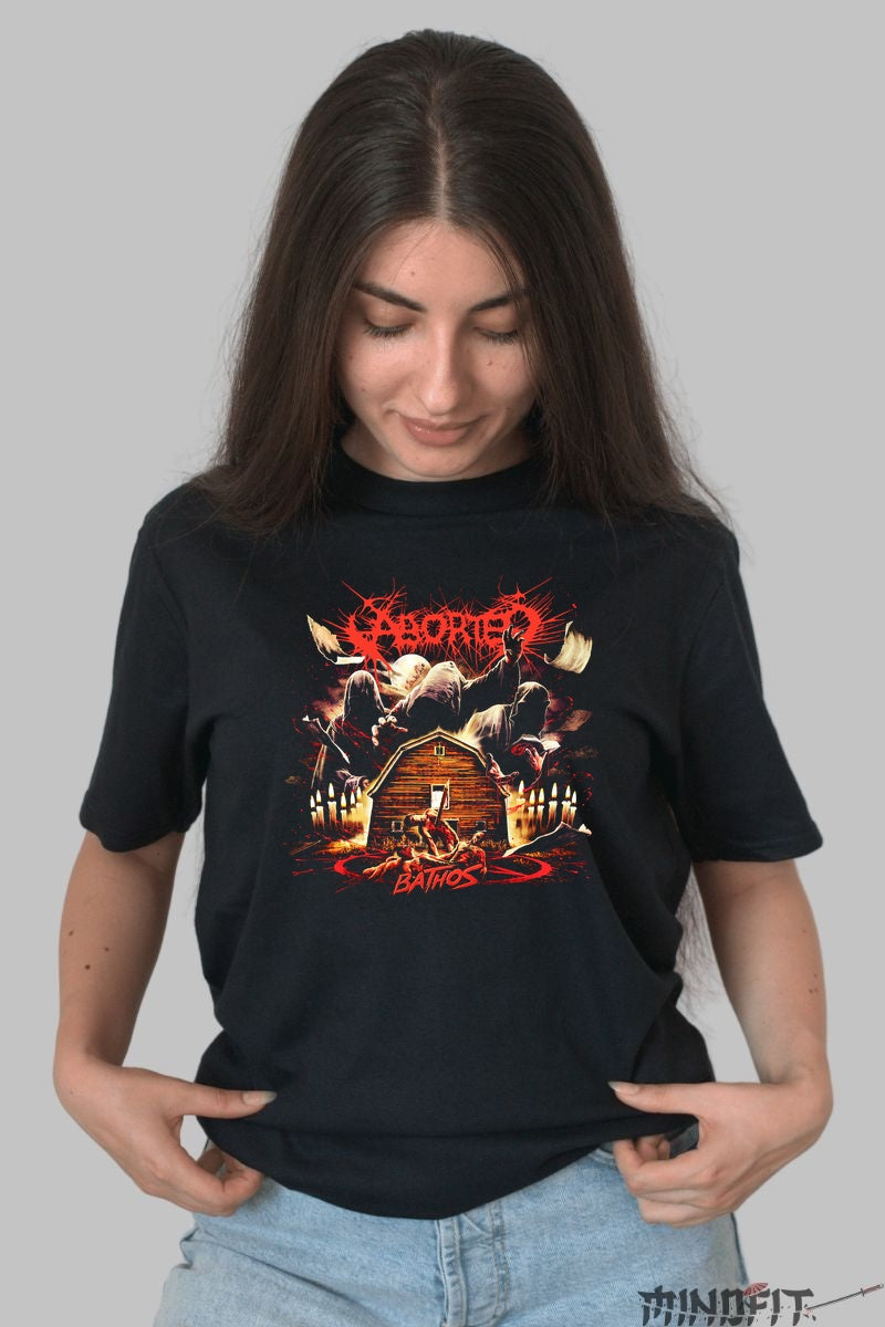 Tricou Metal Aborted - Bathos Carnage Edition dama negru