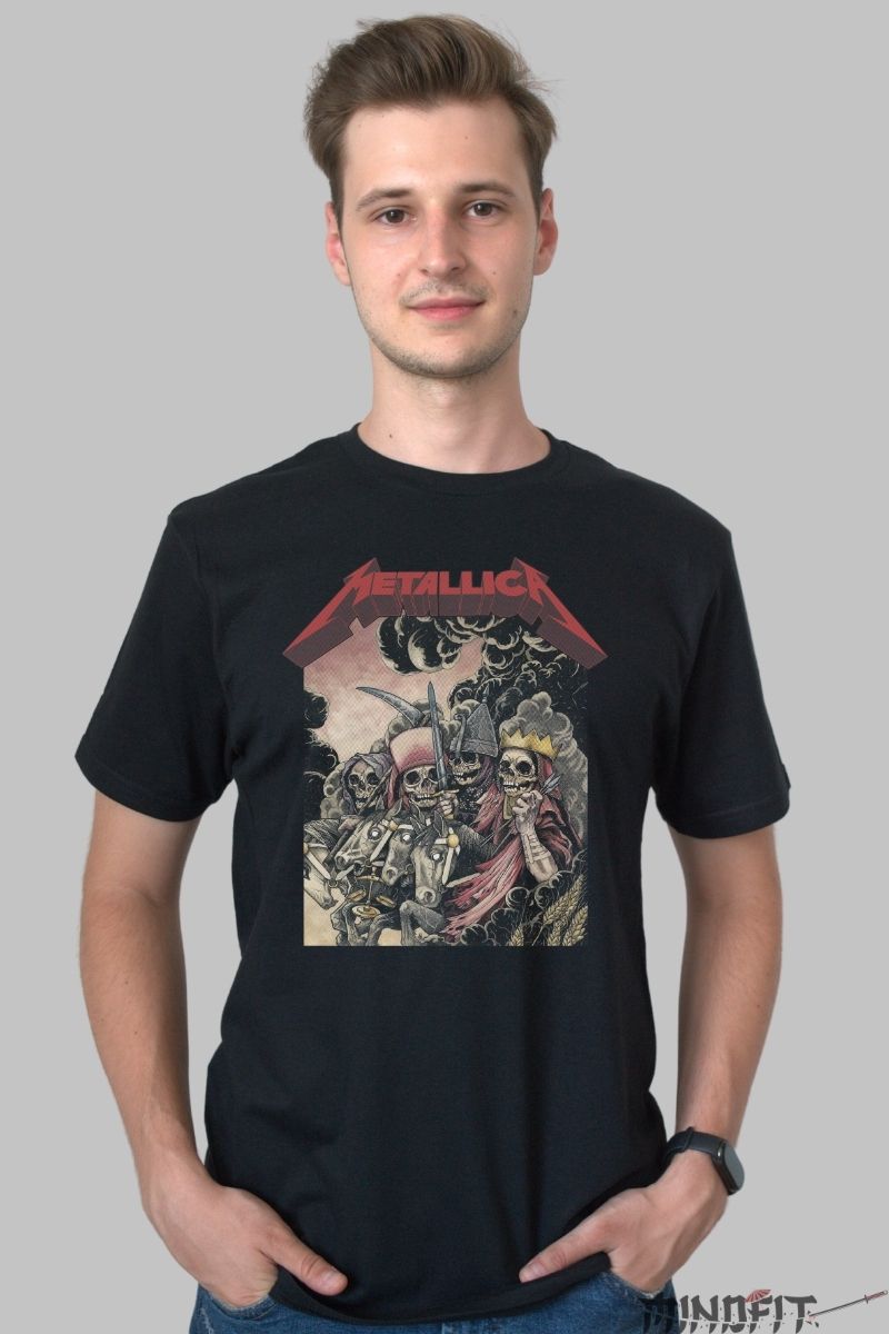 Tricou Metal Aborted - Bathos Infernal Ritual barbat negru