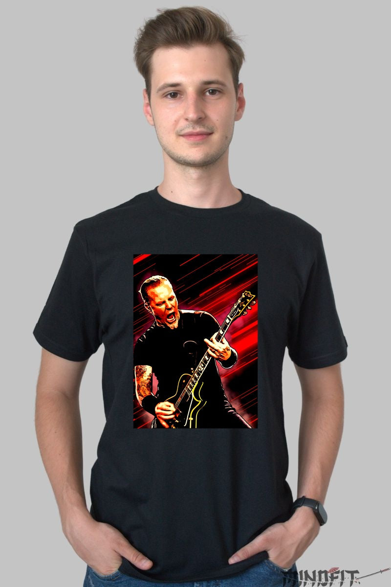 Tricou Metal Storm - Vibe Exploziv de Scena barbat negru