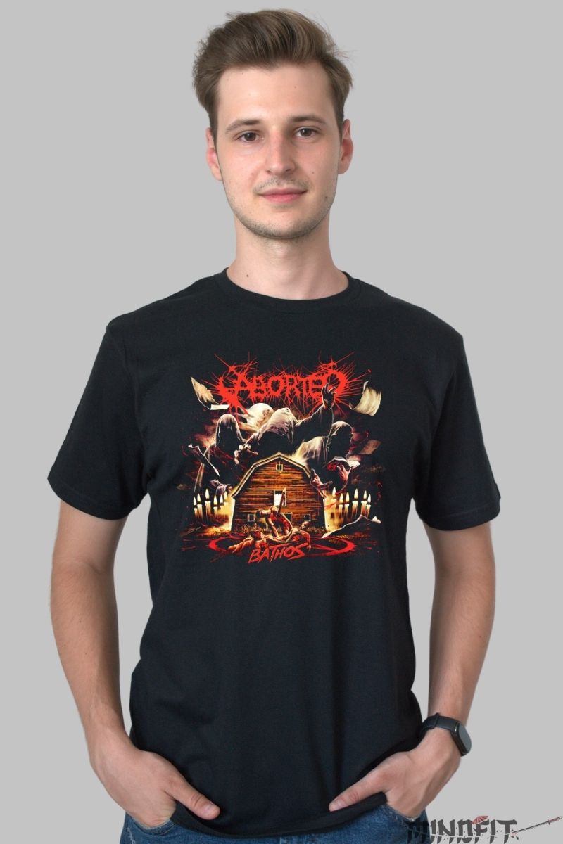 Tricou Metallica - Grim Reaper in Furtuna Apocaliptica barbat negru