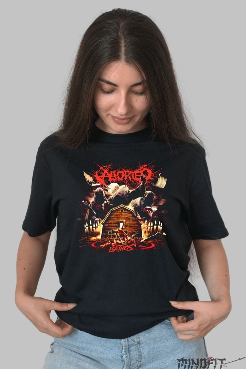 Tricou Metallica - Grim Reaper in Furtuna Apocaliptica dama negru