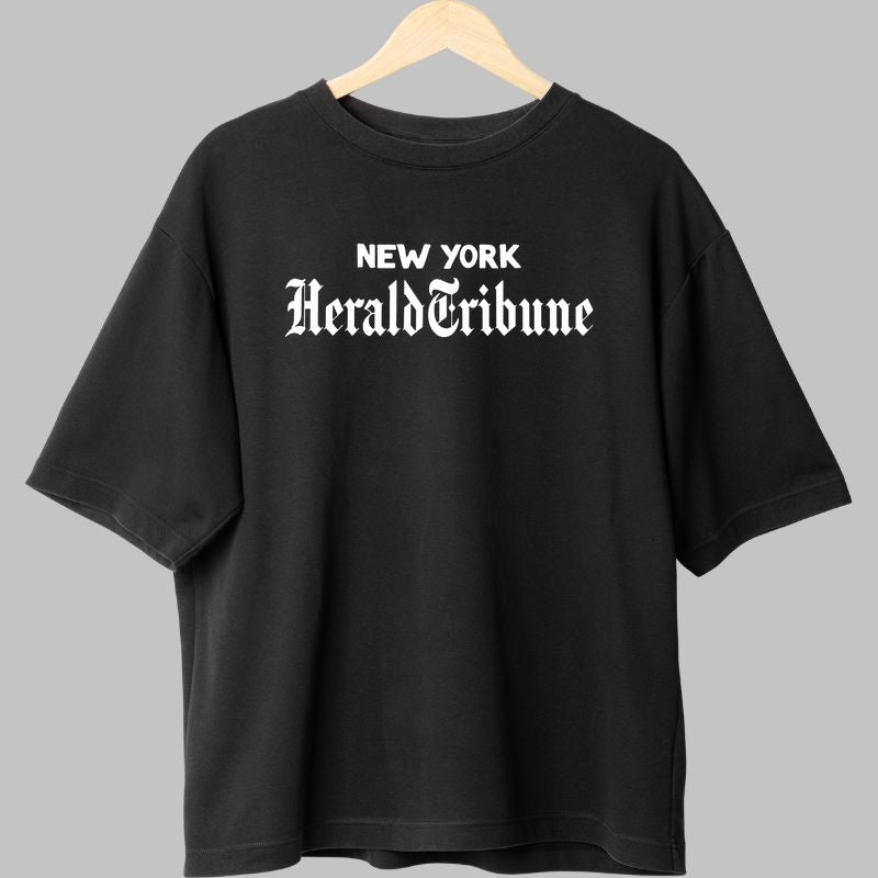 Tricou New York Herald Tribune - Vibe cinematografic iconic fata