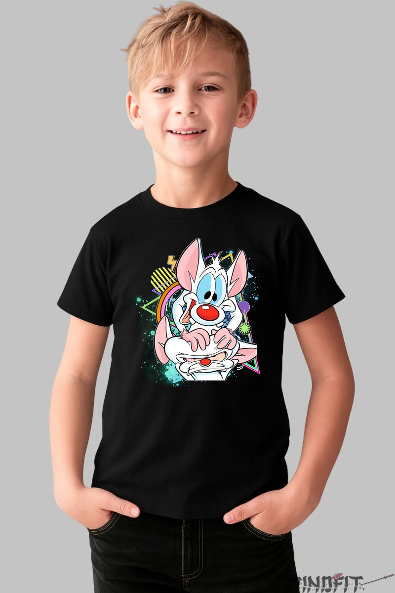 Tricou Pinky and the Brain - Warner Bros. baiat negru