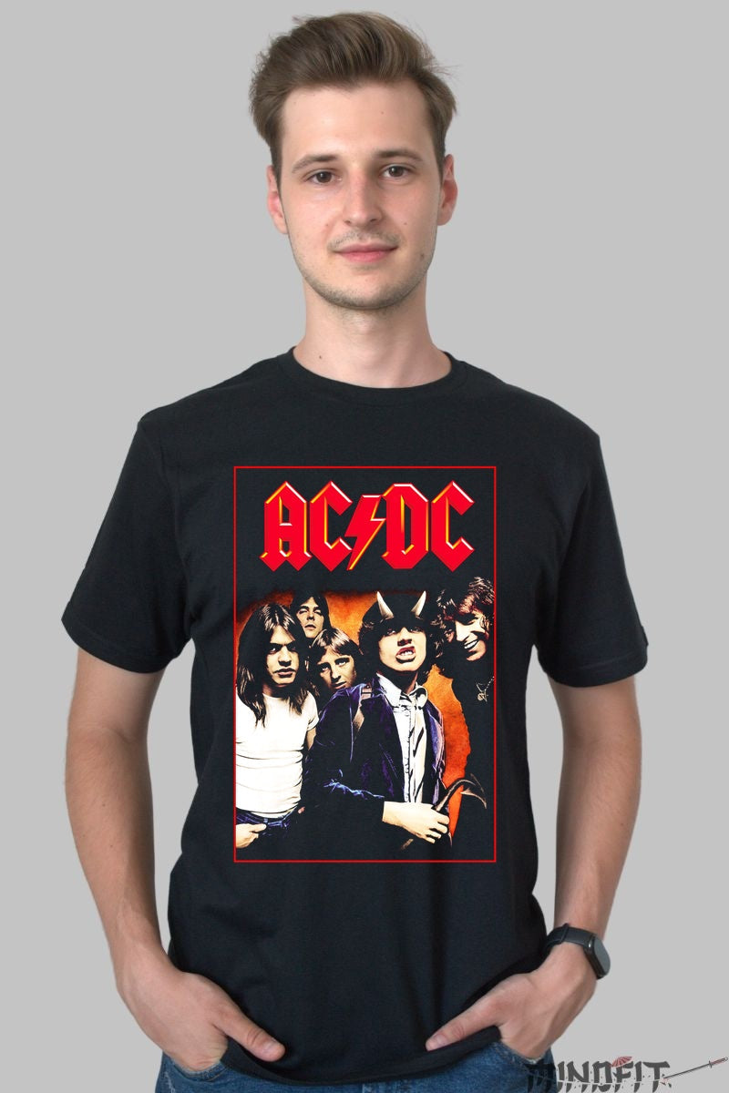 Tricou Rock AC/DC - High Voltage Legacy barbat negru