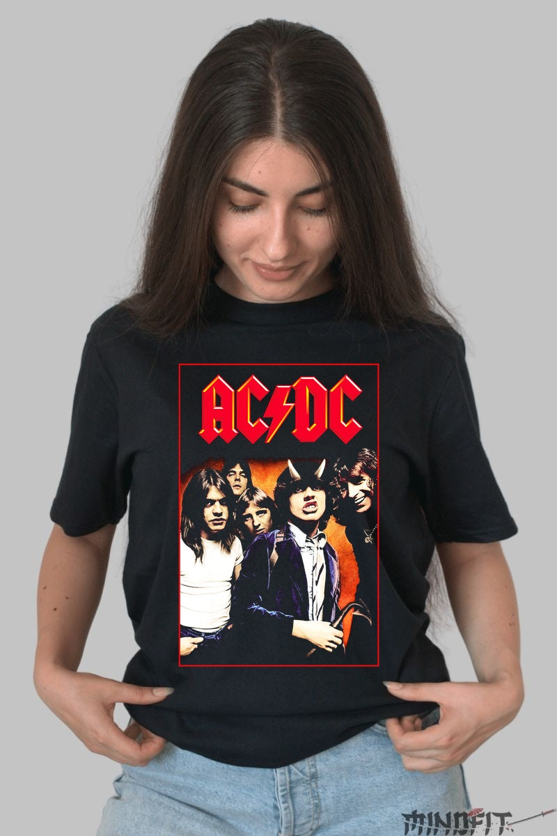 Tricou Rock AC/DC - High Voltage Legacy dama negru