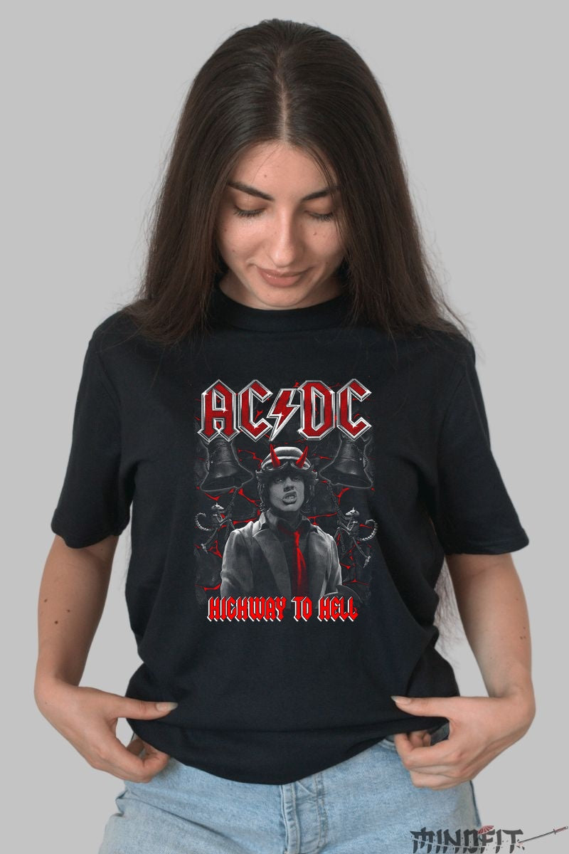 Tricou Rock AC/DC - Highway to Hell Dark