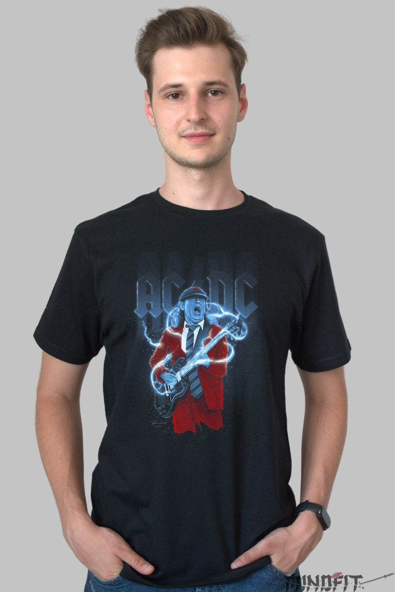Tricou Rock AC/DC - Thunderstruck Energy Power barbat negru
