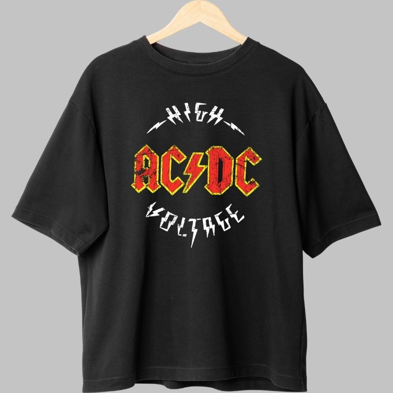Tricou Rock AC/DC - Live Power Columbus 2008 negru