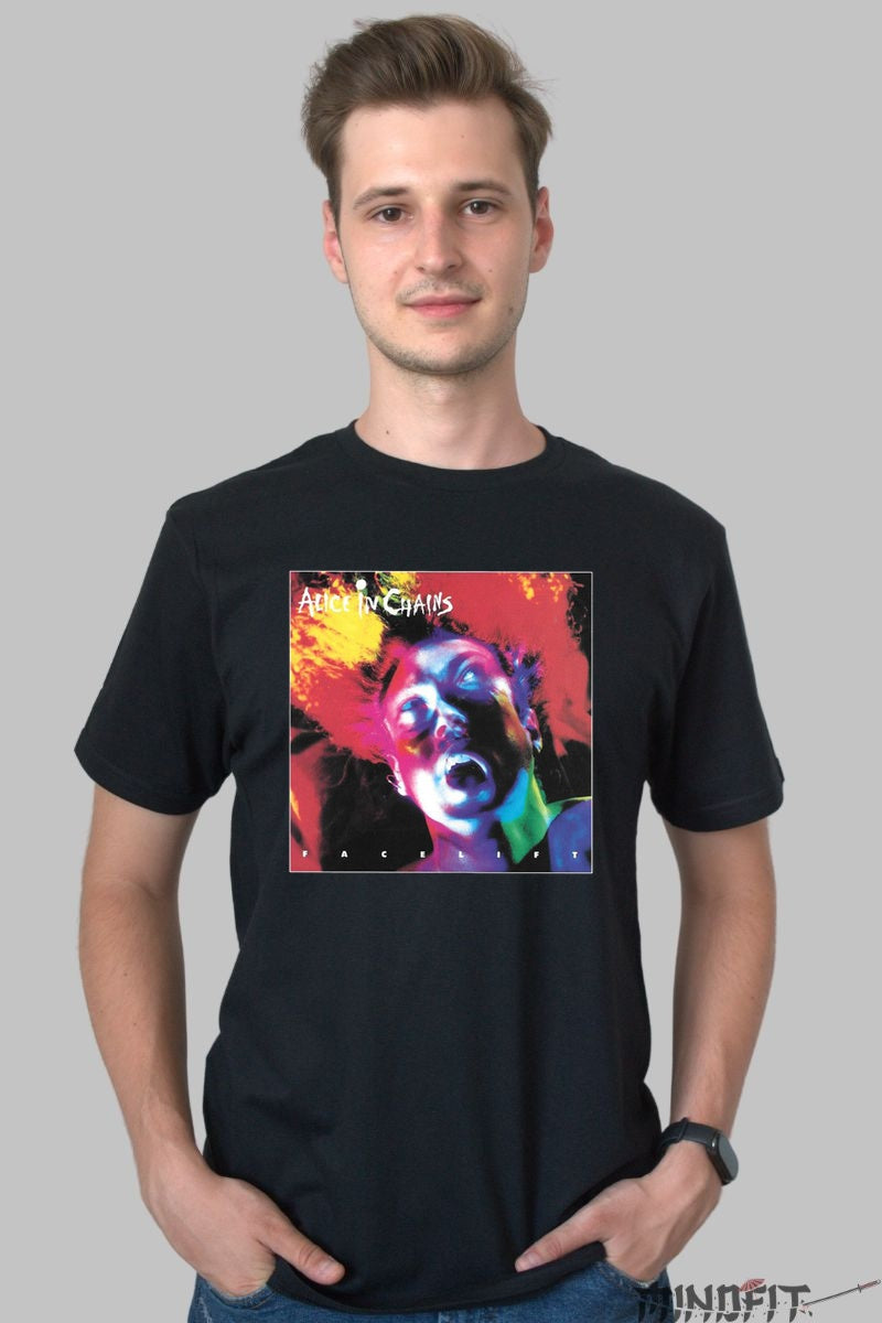 Tricou Rock Alice in Chains - Facelift Album Cover barbat negru