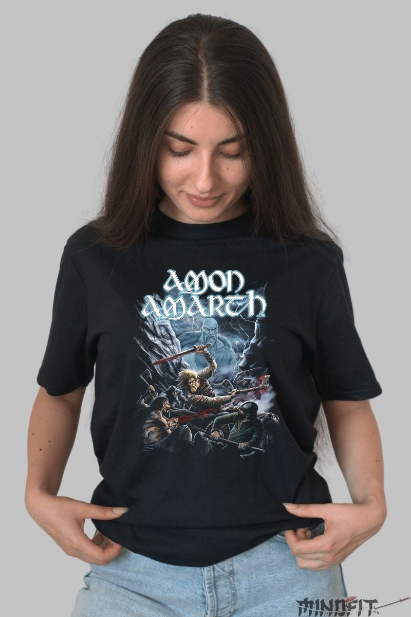 Tricou Rock Anthrax – Breathing Lightning Pentagrama Mistica dama negru