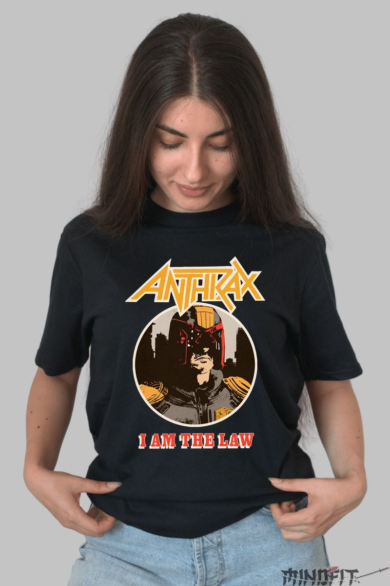 Tricou Rock Anthrax – Cartoon Crew Power dama negru