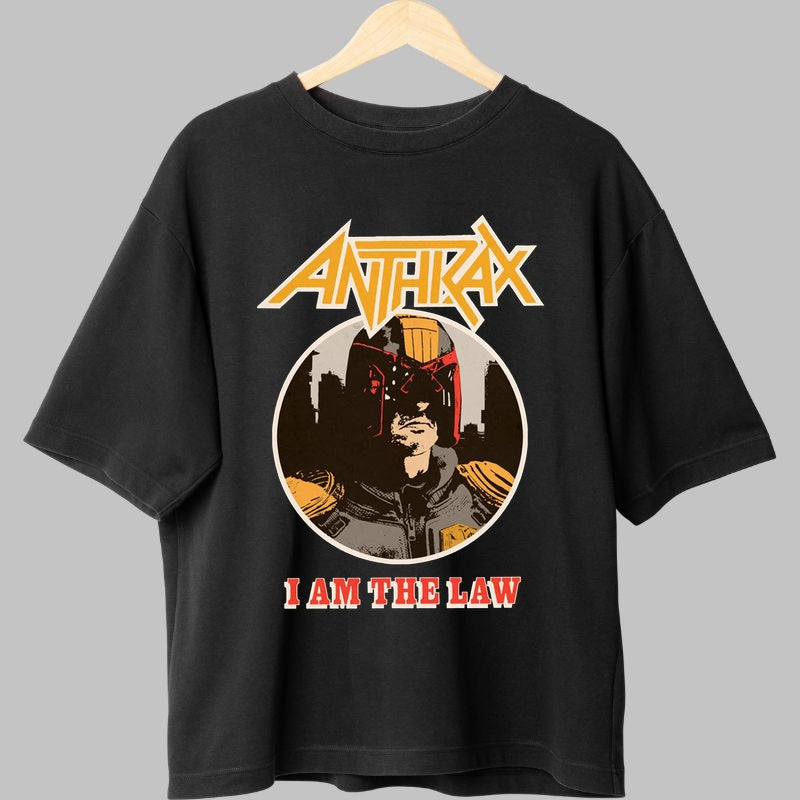 Tricou Rock Anthrax – Cartoon Crew Power fata negru