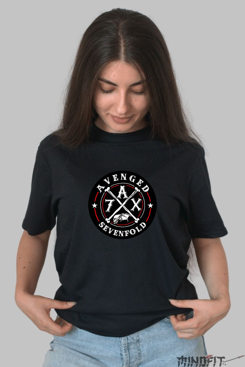 Tricou Rock Asking Alexandria - Grim Reaper Hourglass dama negru