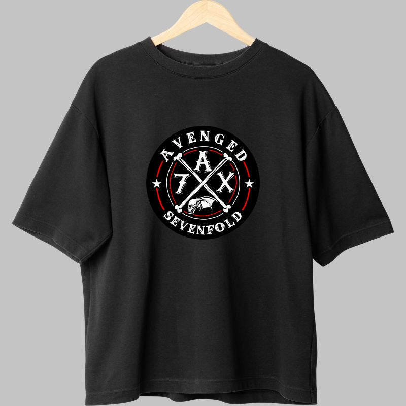 Tricou Rock Asking Alexandria - Grim Reaper Hourglass fata negru